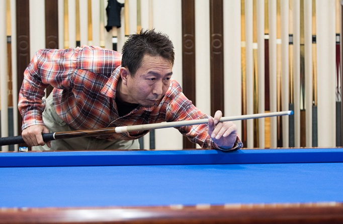 岩間和彦オーナーのプレー写真